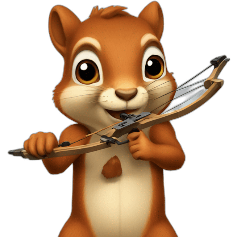 crossbow squirrel emoji