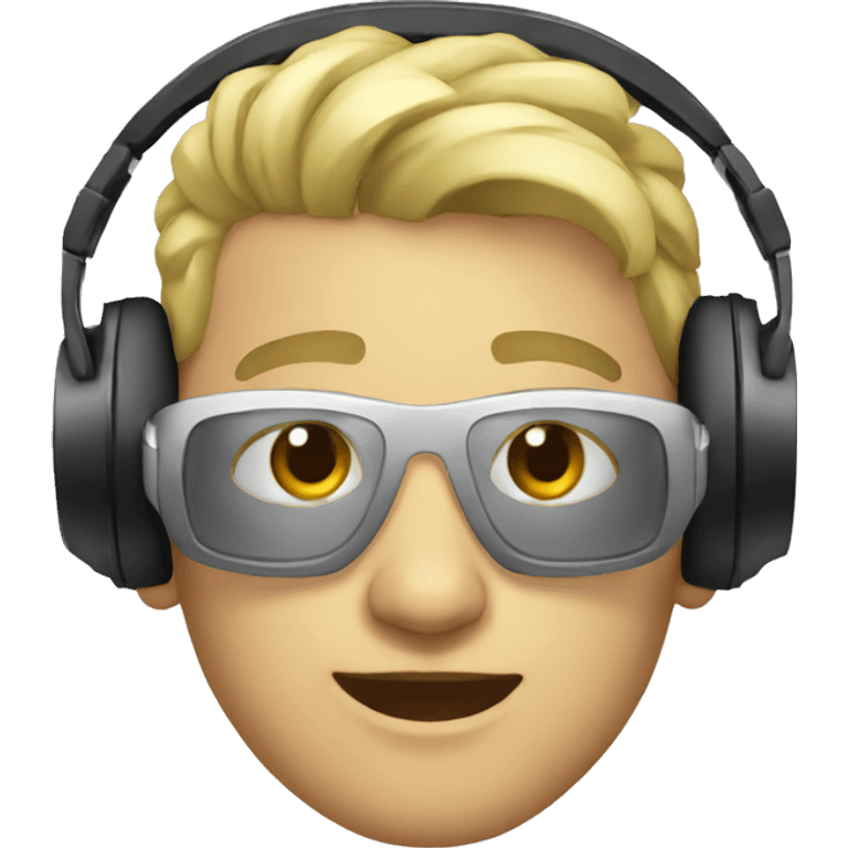 white DJ emoji