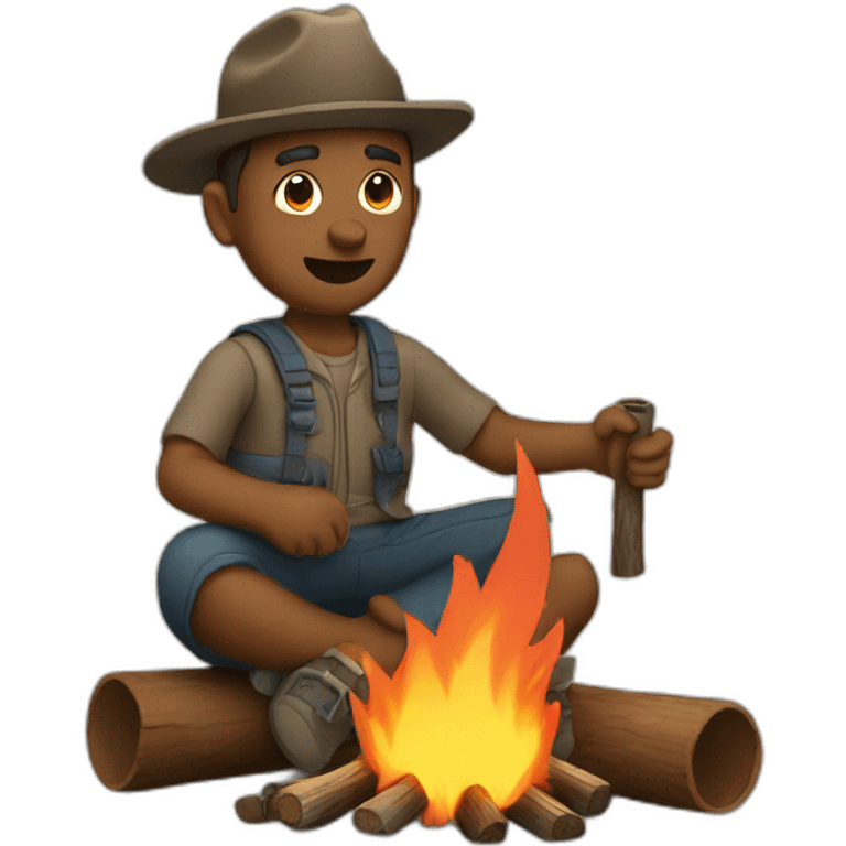 campfire man emoji