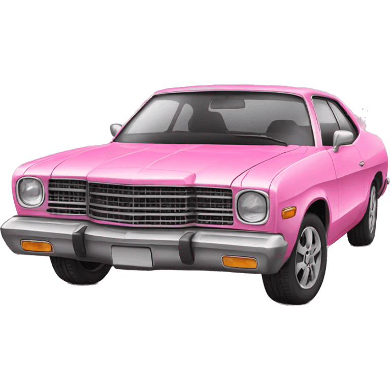 pink car emoji