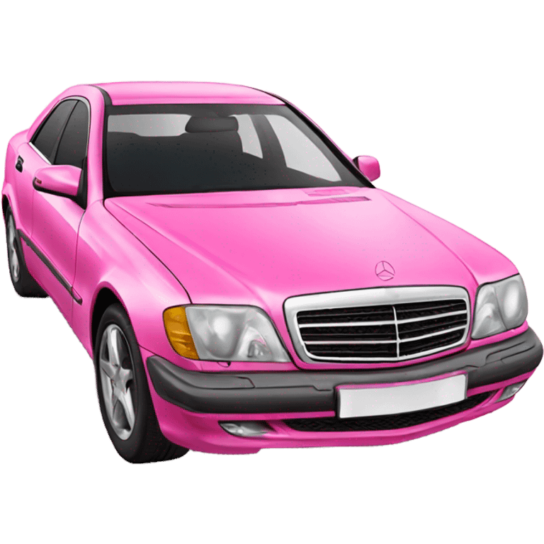 Pink Mercedes  emoji