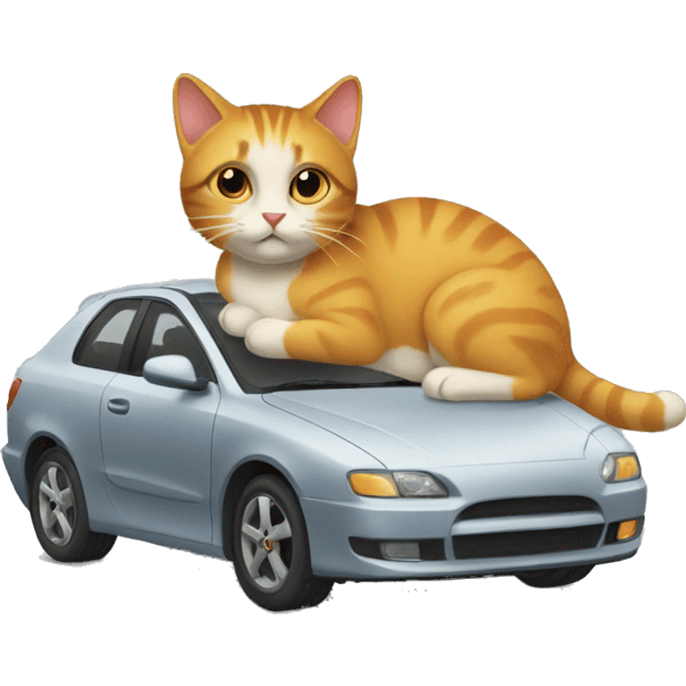 Fusión de un gato y un coche  emoji