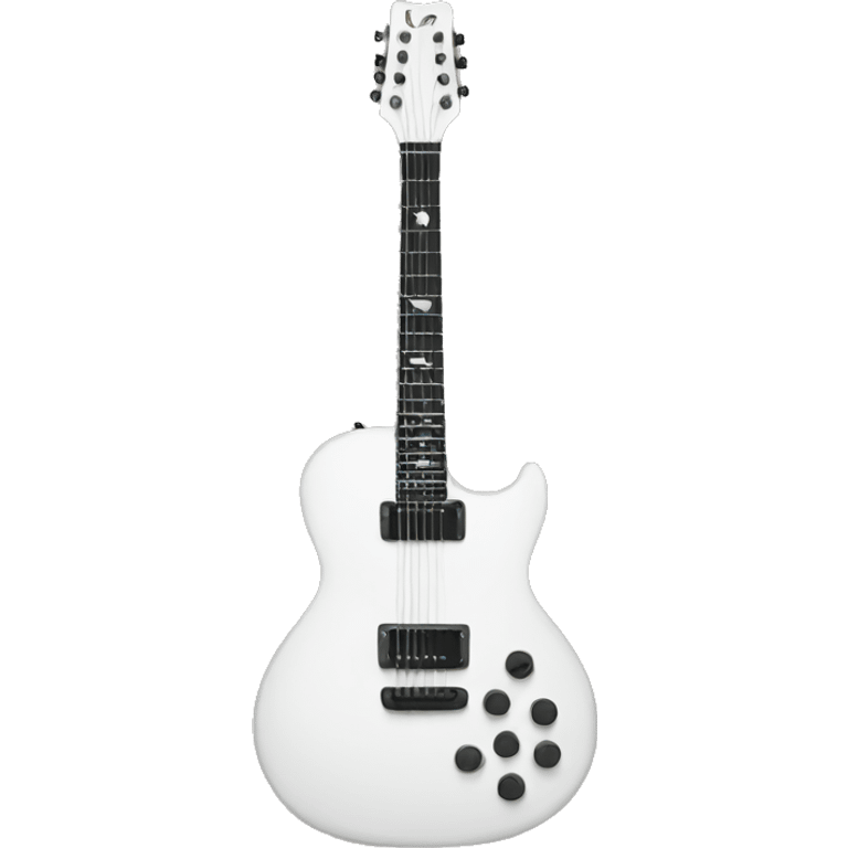 guitar white emoji