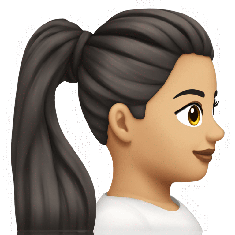 demi-rose-mawby-Ponytail hair emoji