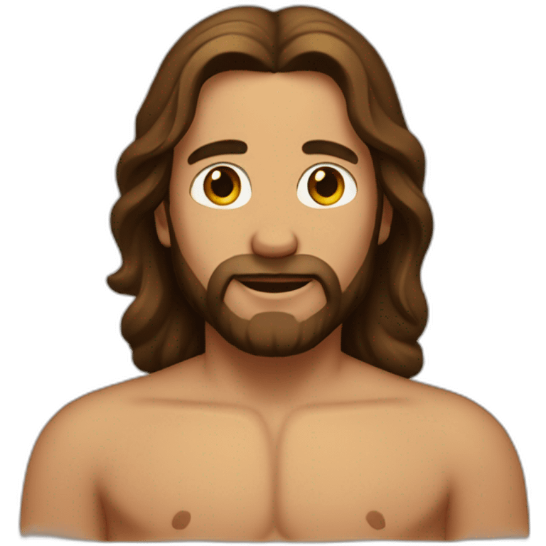 jesus shirtless emoji