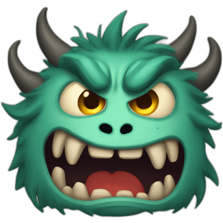 Very angry monster  emoji