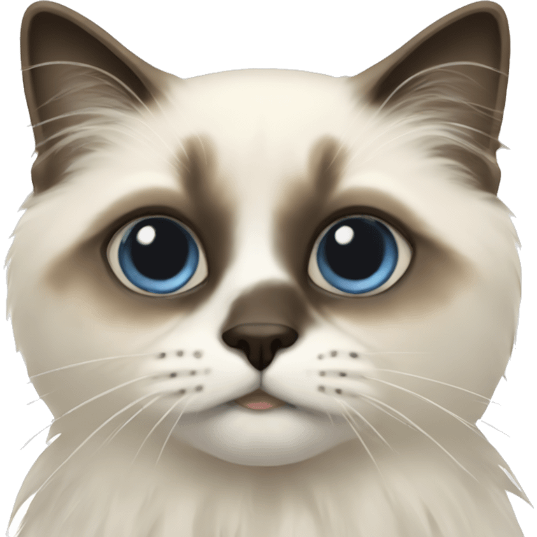 Birman cat emoji