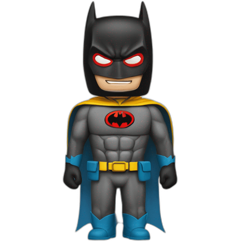 Batman dans le costume d Spider-Man emoji