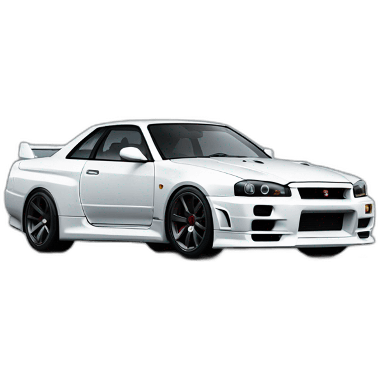 Nissan skyline r34 emoji