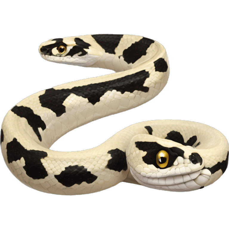 Pied python emoji