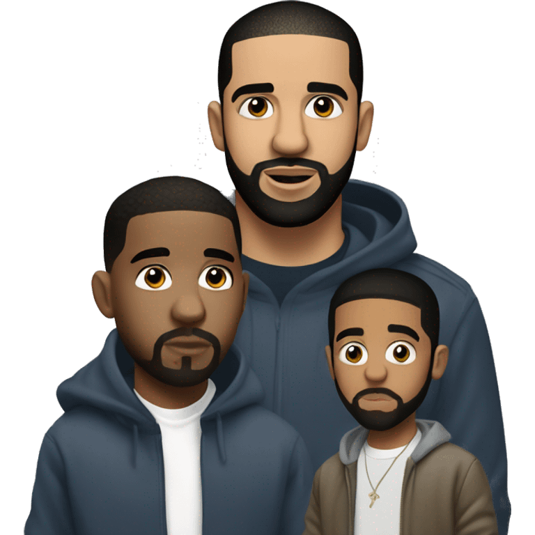 kendrick and drake together emoji