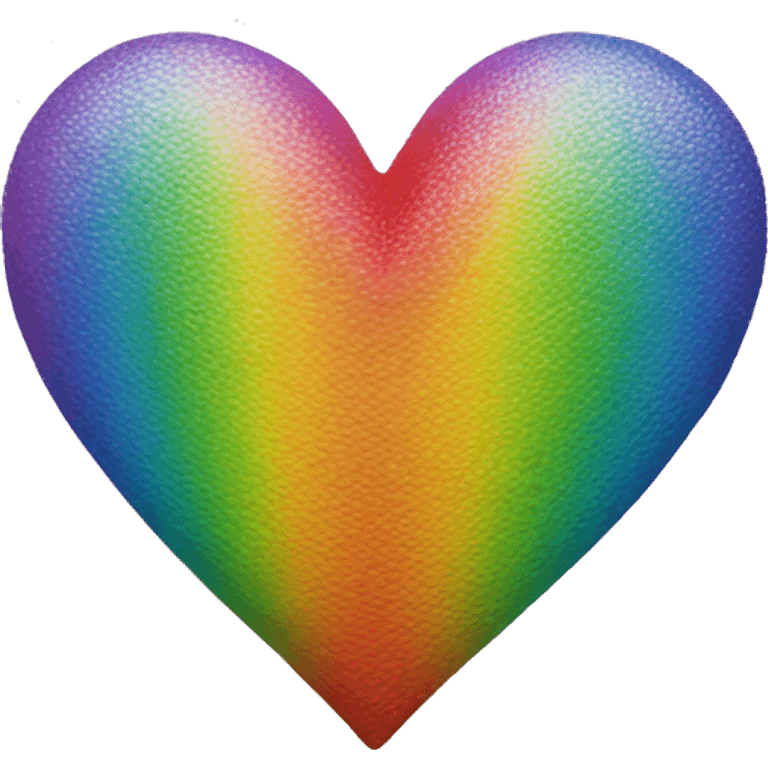 Rainbow heart emoji