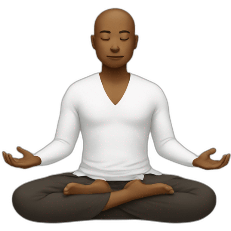 meditation emoji