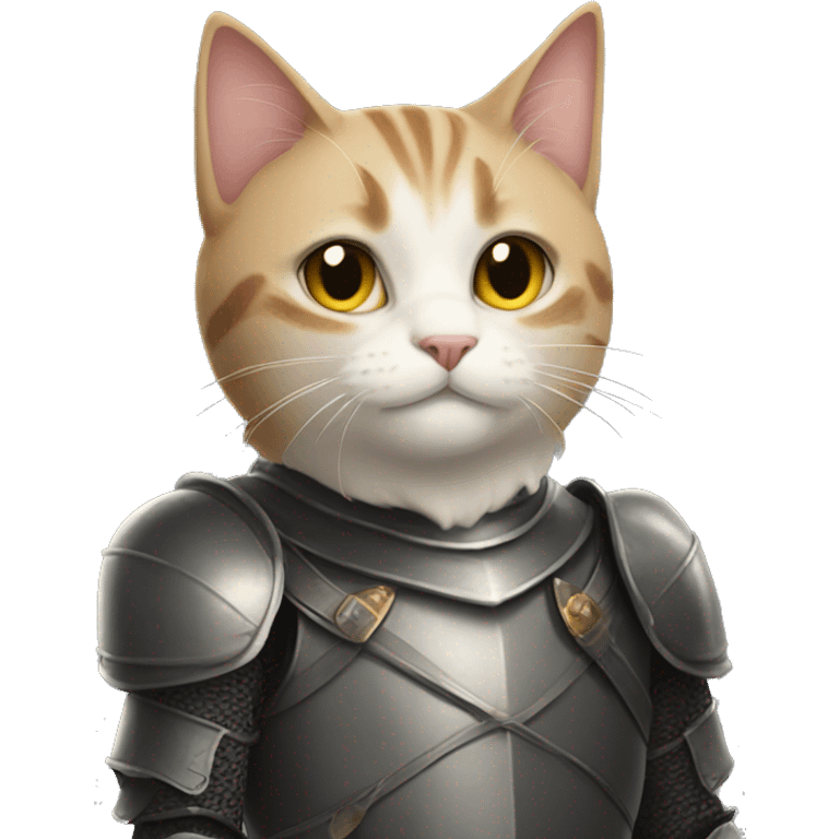 Cat knight emoji