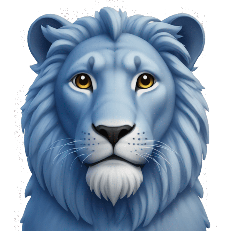 blue lion emoji