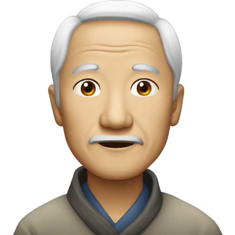 old chinese man  emoji