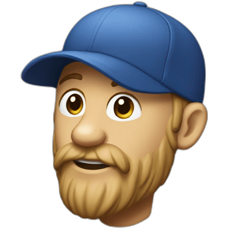 Carlin avec une casquette emoji