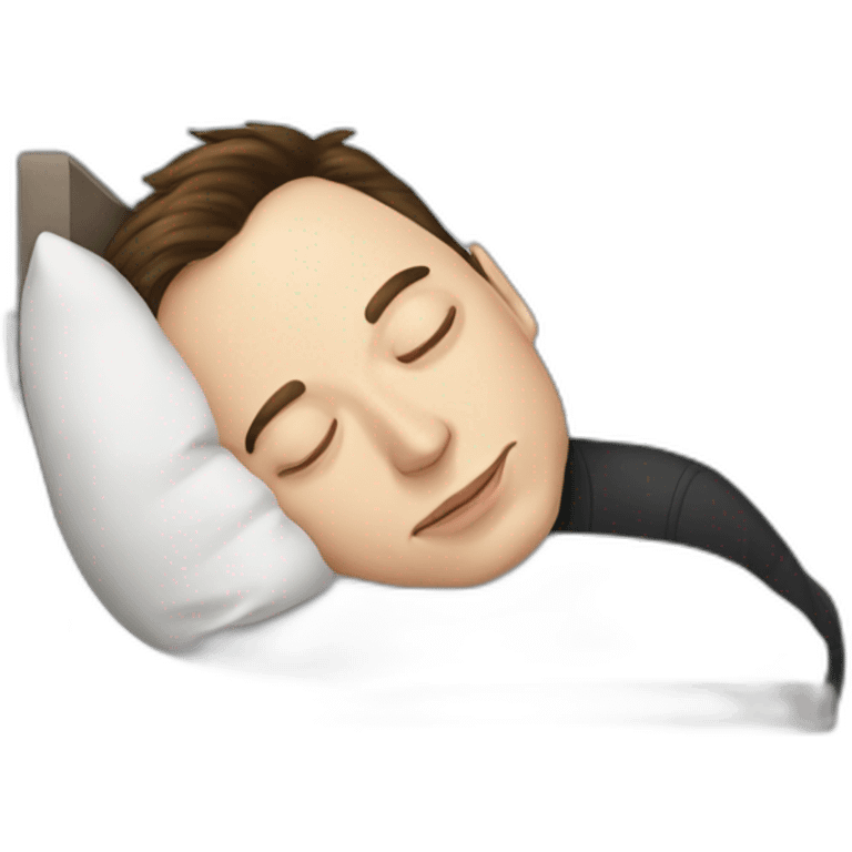 Elon musk sleeping emoji