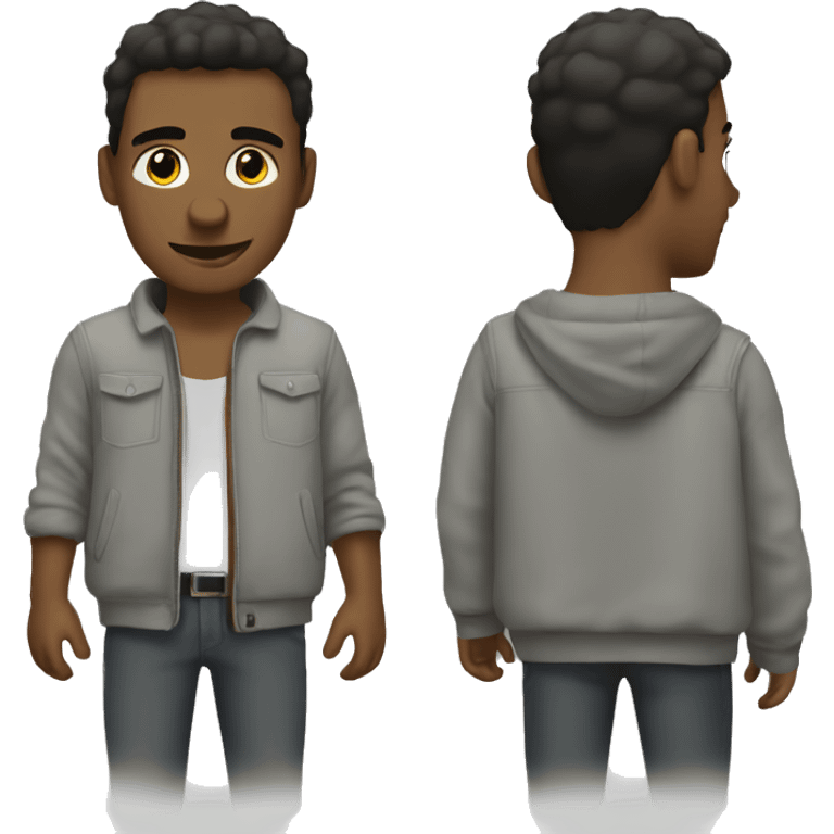 A guy but he is almost cool emoji