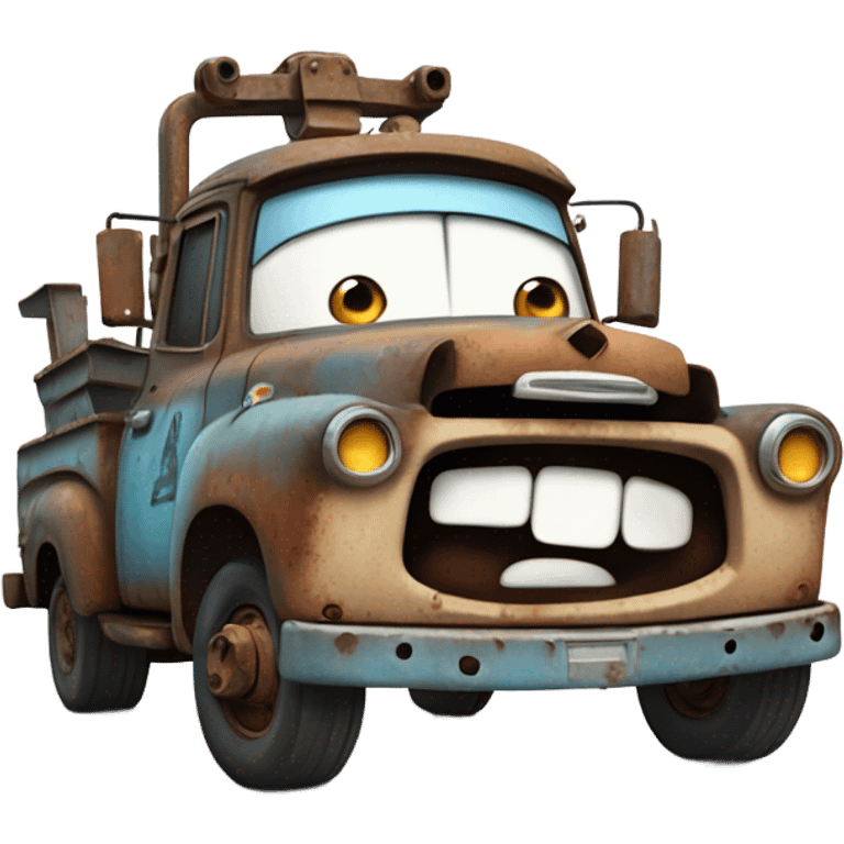 Mater from cars movie emoji