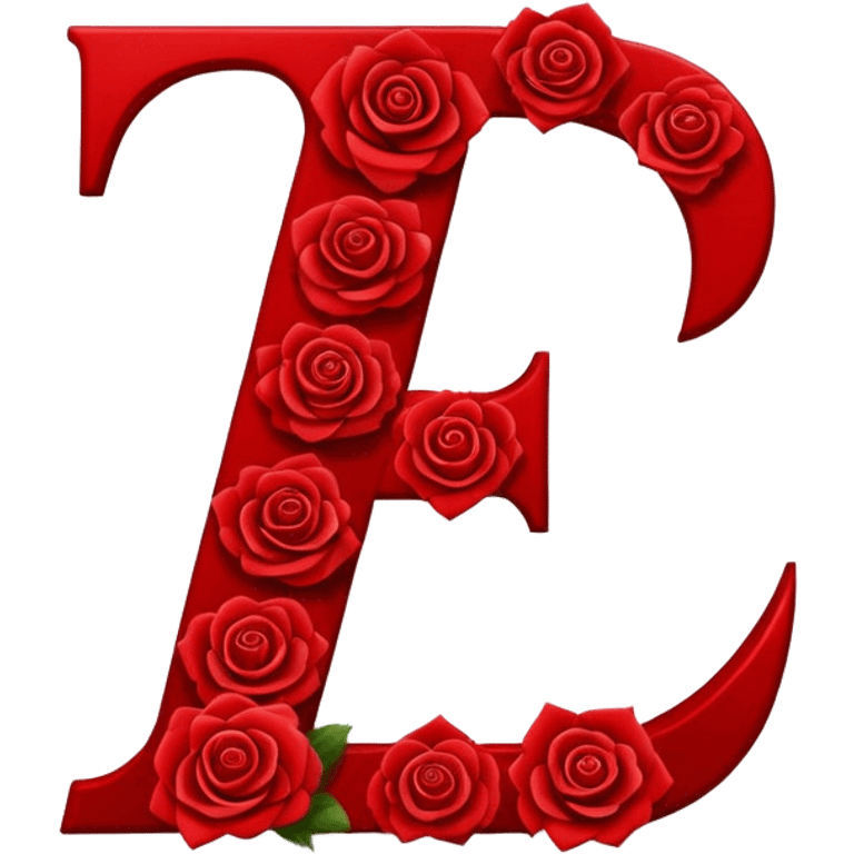 Roses alphabet L emoji