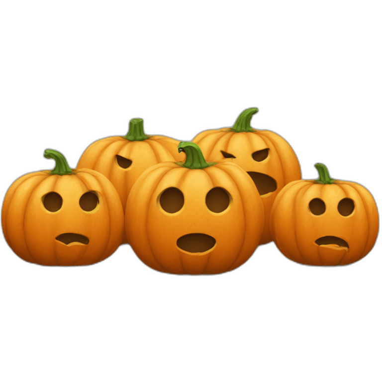 pumpkins meeting emoji