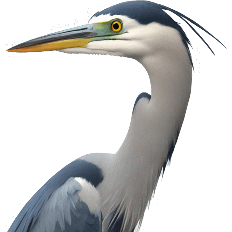 blue heron emoji