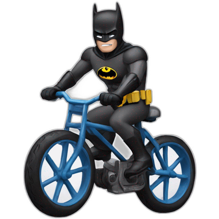 batman in a bike emoji