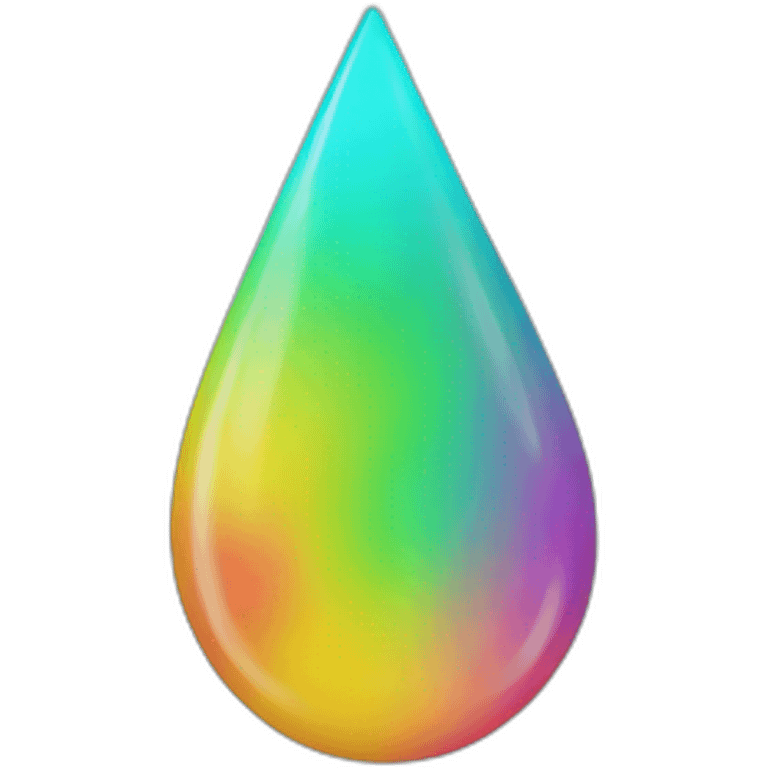 Color drop emoji