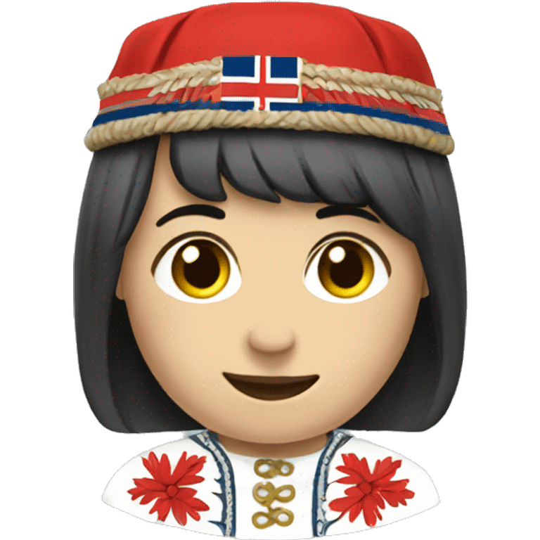 Norwegian national dress emoji