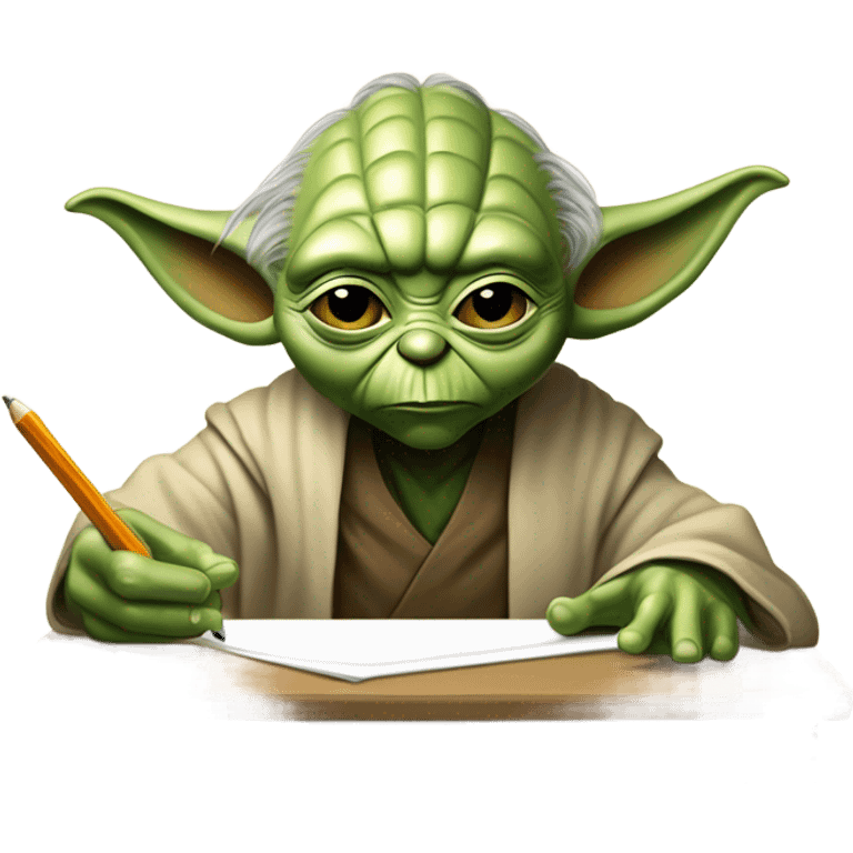 master yoda draws emoji