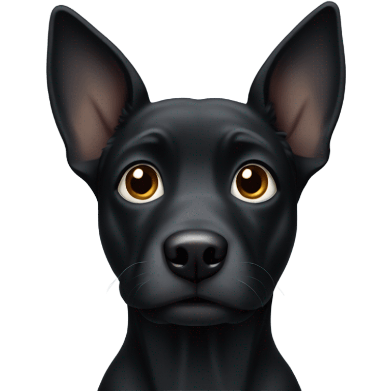 Black dog emoji