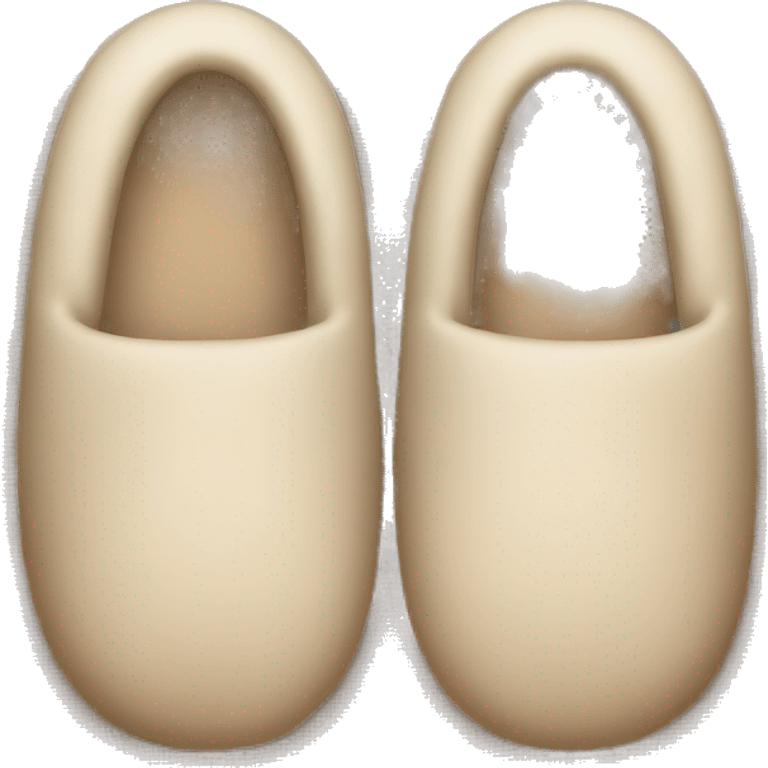 Beige slippers emoji