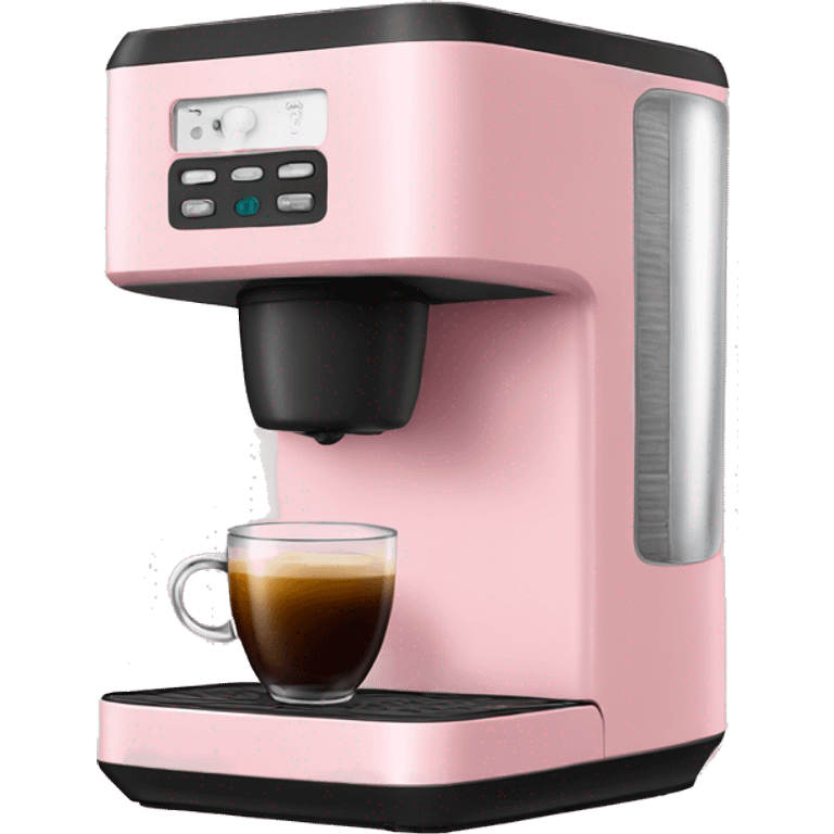 light pink coffee maker emoji