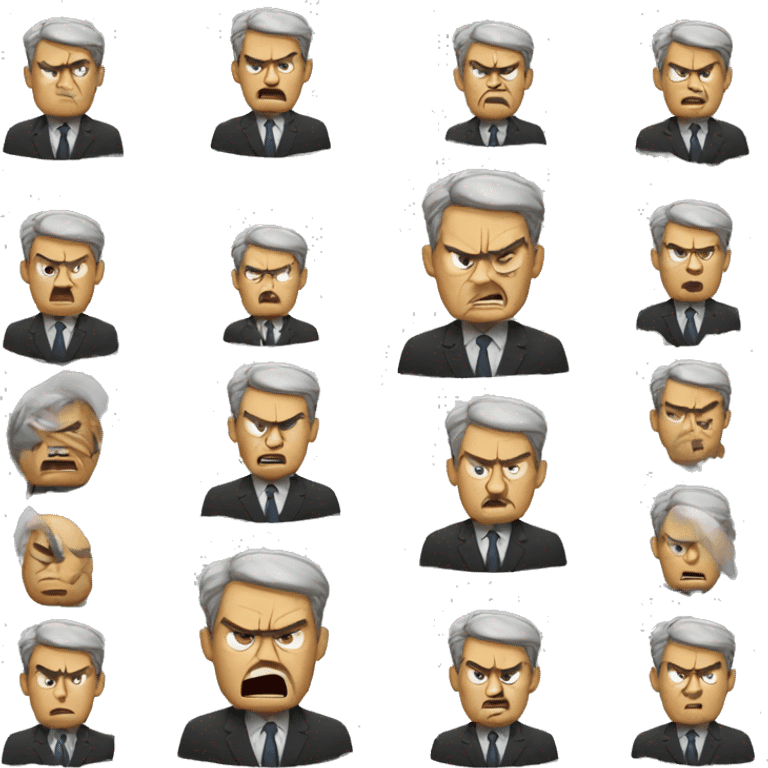 Angry boss emoji