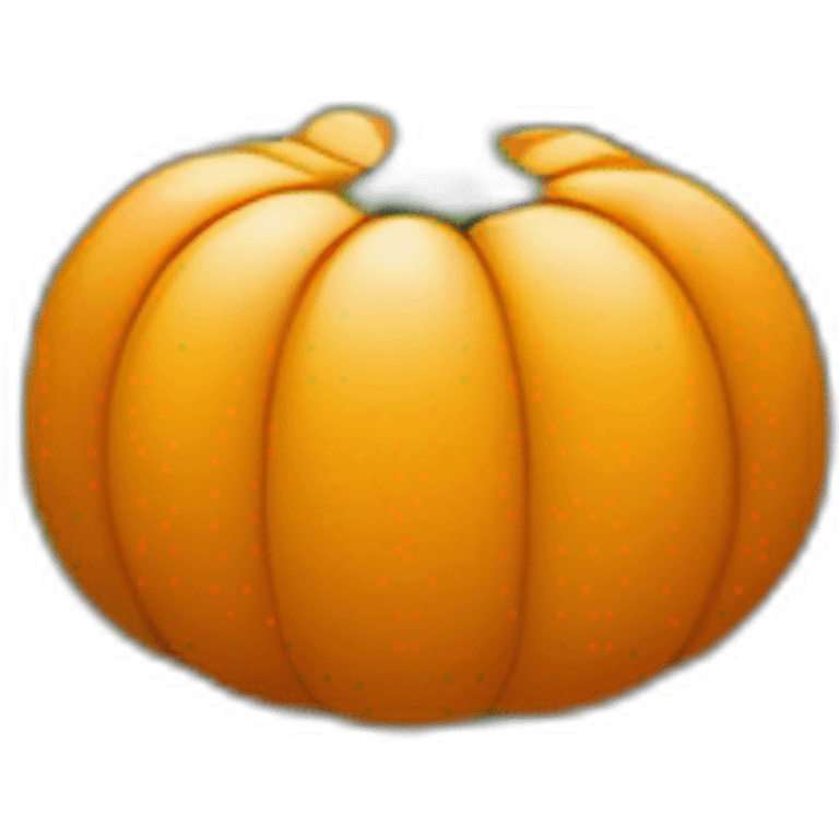 pumpkin and field emoji