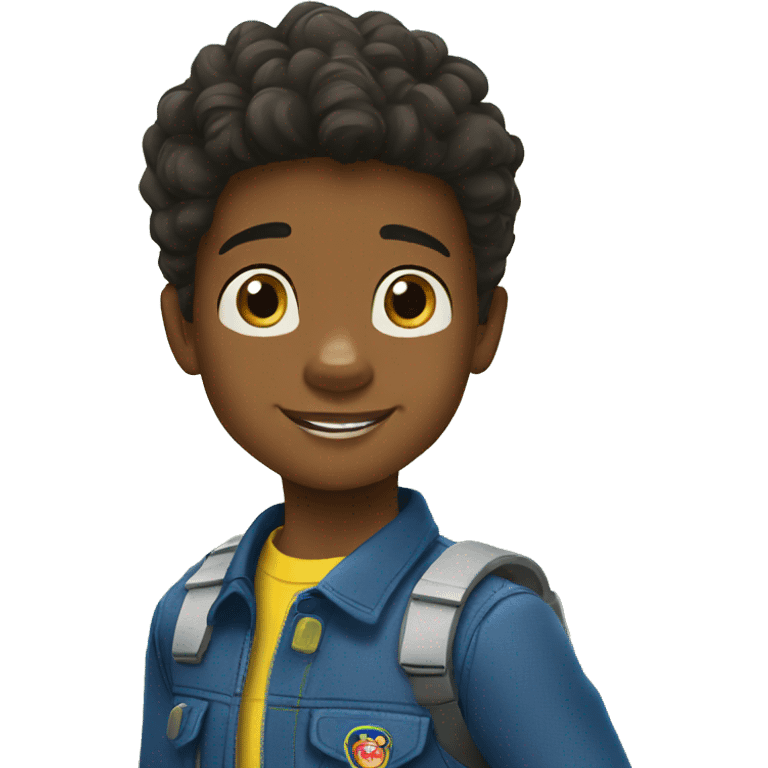 young black boy paw patrol emoji