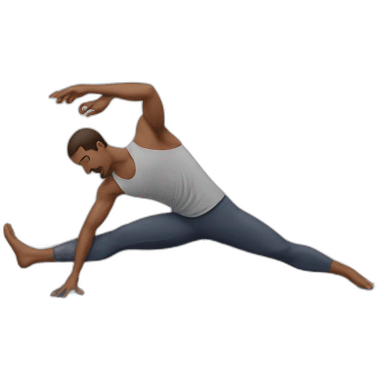 stretching man emoji