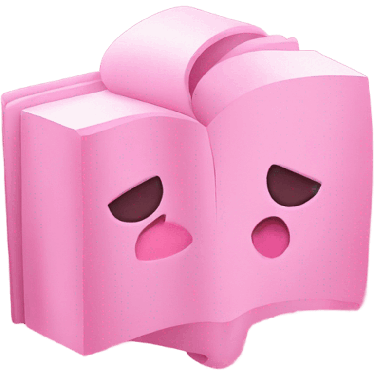 an aesthetic pink bibl emoji