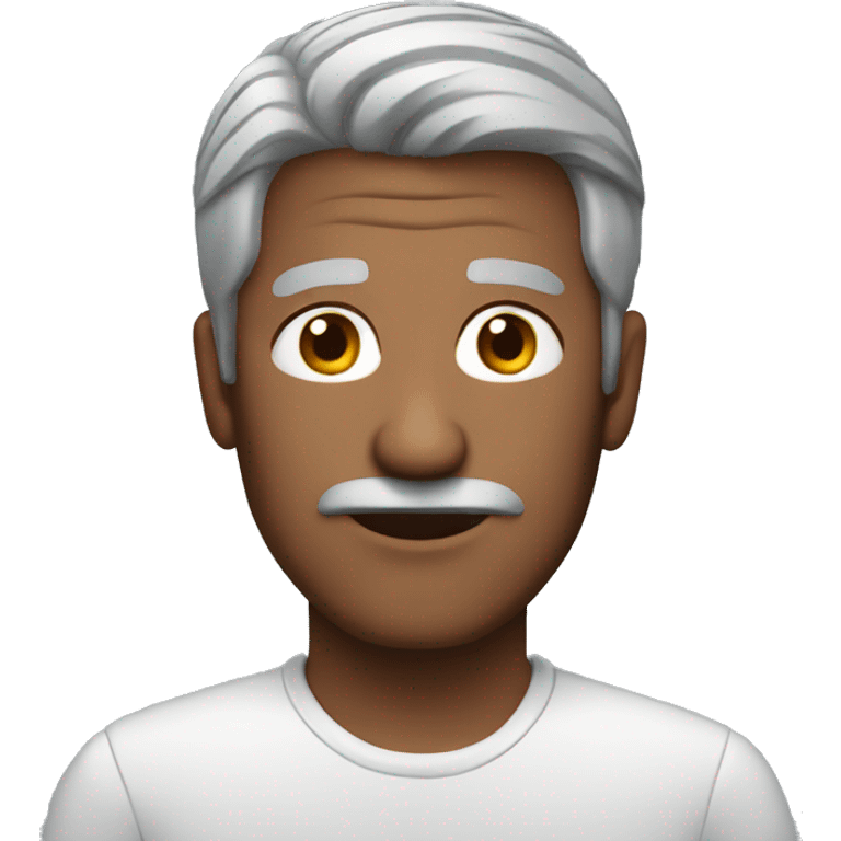 Grey haired man  emoji