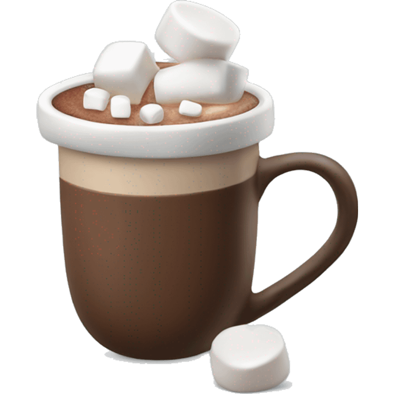 Hot cocoa with marshmallows emoji