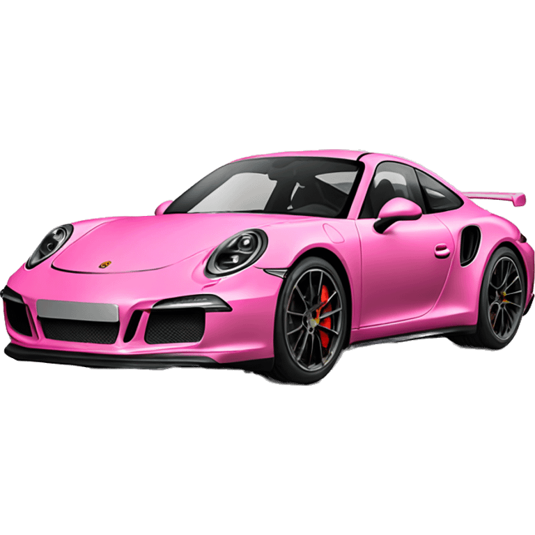 pink porche 911 gts emoji