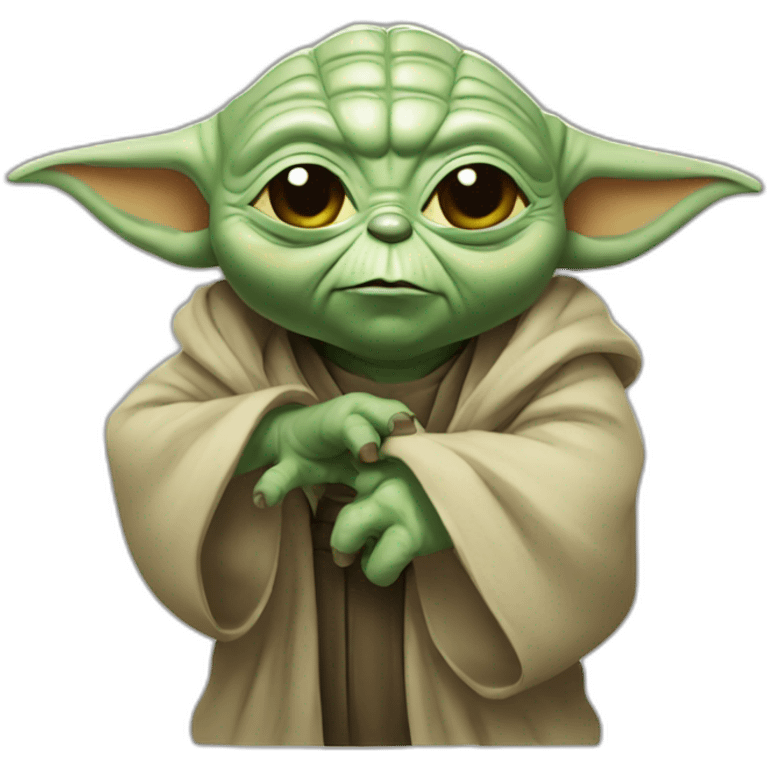 Master Yoda y Grogu emoji