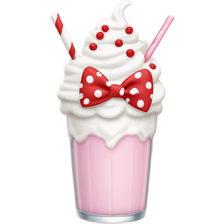 Minnie Mouse milkshake  emoji