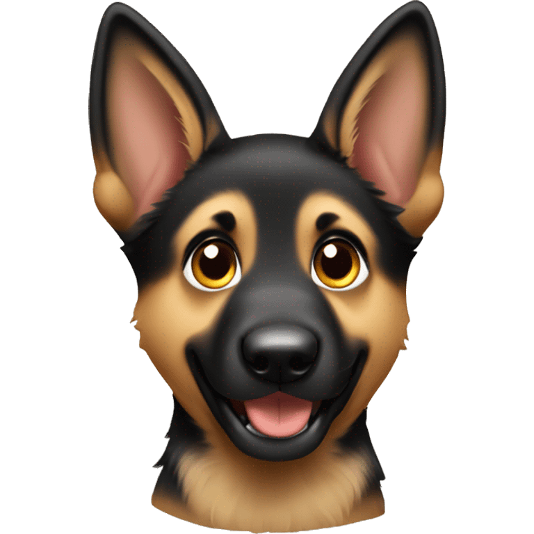 German shepherd puppy emoji