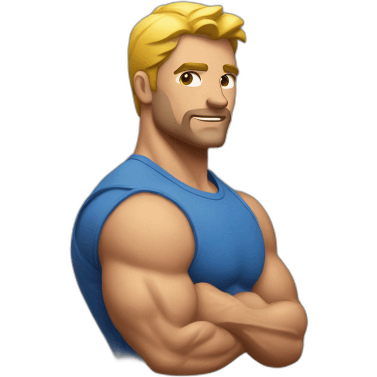 Homme musclé emoji