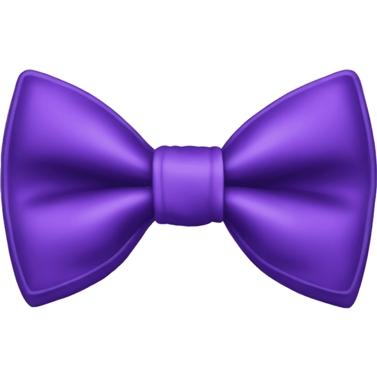 A violet bow tie emoji