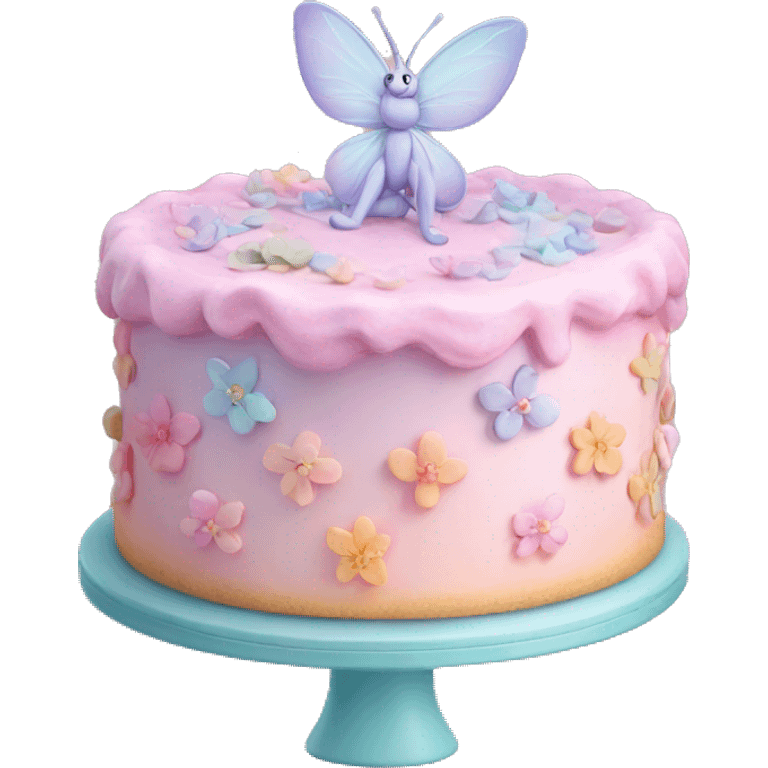 Fairy pastel cake emoji