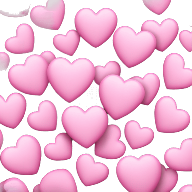 Baby pink heart emoji