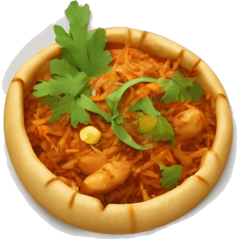 PAKISTANI FOOD ON A PLATE emoji